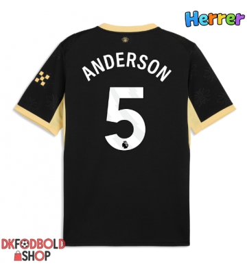 Manchester City Elliot Anderson #5 Udebanetrøje 2026-27 Kort ærmer Manchester City Elliot Anderson #5 Udebanetrøje 2026-27 Kort ærmer
